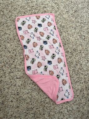 Pink Baby bamboo Burp Cloth Nemo NWOT